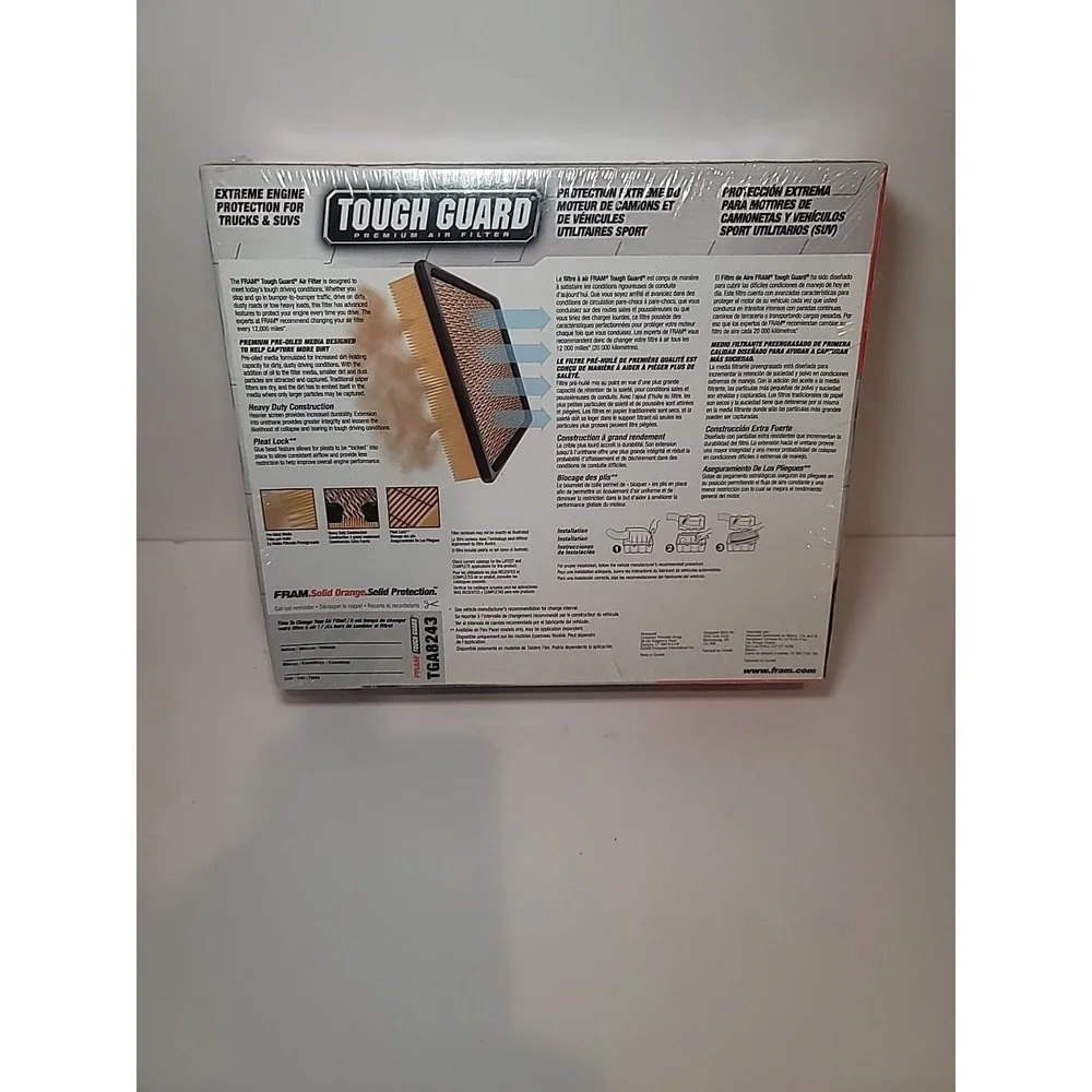 Fram TGA8243 Tough Guard Premium Air Filter Extreme Engine Protection New
